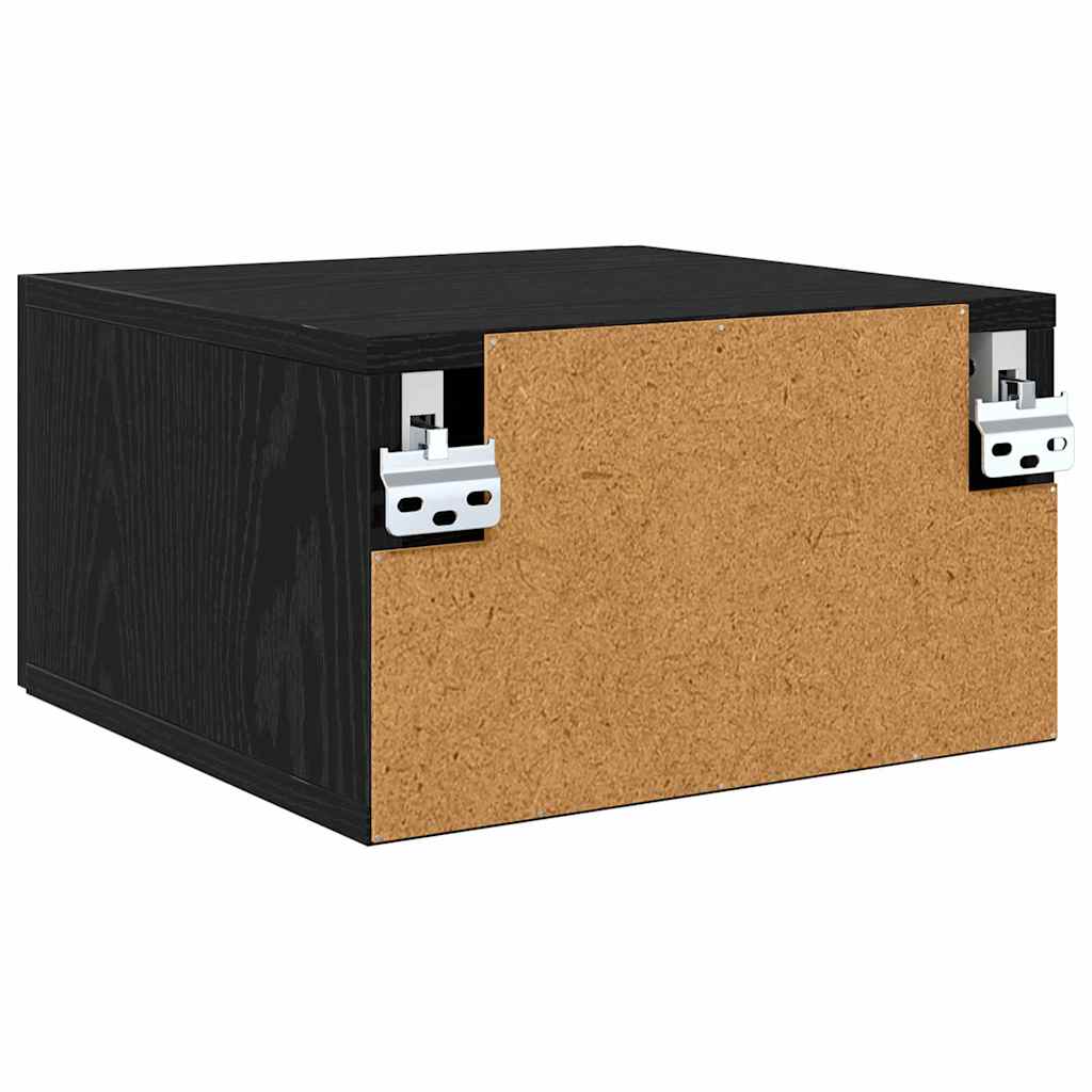 Dulap de noapte Stejar negru 35 x 35 x 20 cm Lemn compozit GartenMobel Dekor