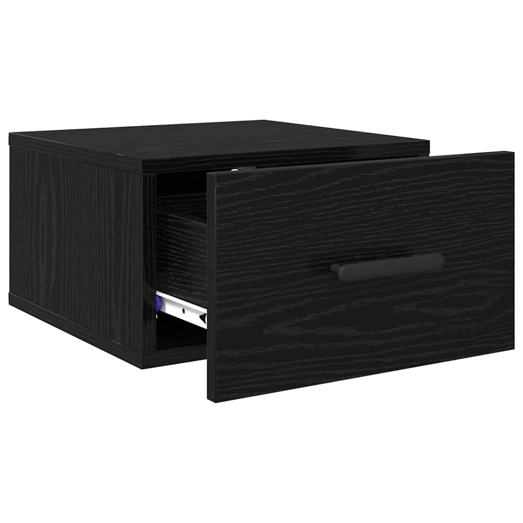 Dulap de noapte Stejar negru 35 x 35 x 20 cm Lemn compozit GartenMobel Dekor