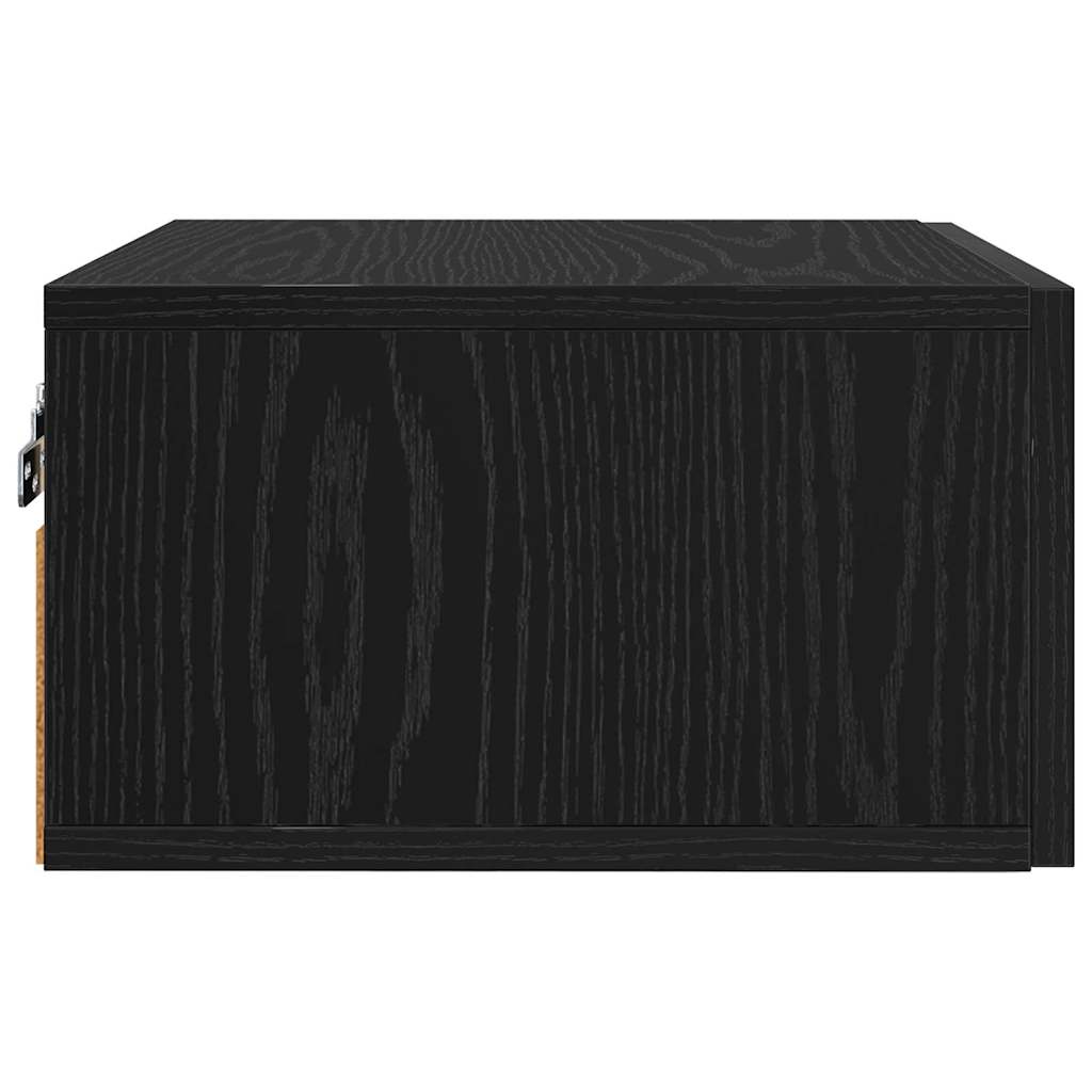 Dulap de noapte Stejar negru 35 x 35 x 20 cm Lemn compozit GartenMobel Dekor