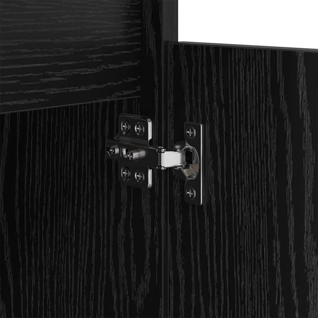 Dulap de noapte cu sertar 2 pcs Stejar negru 40 x 35 x 70 cm GartenMobel Dekor