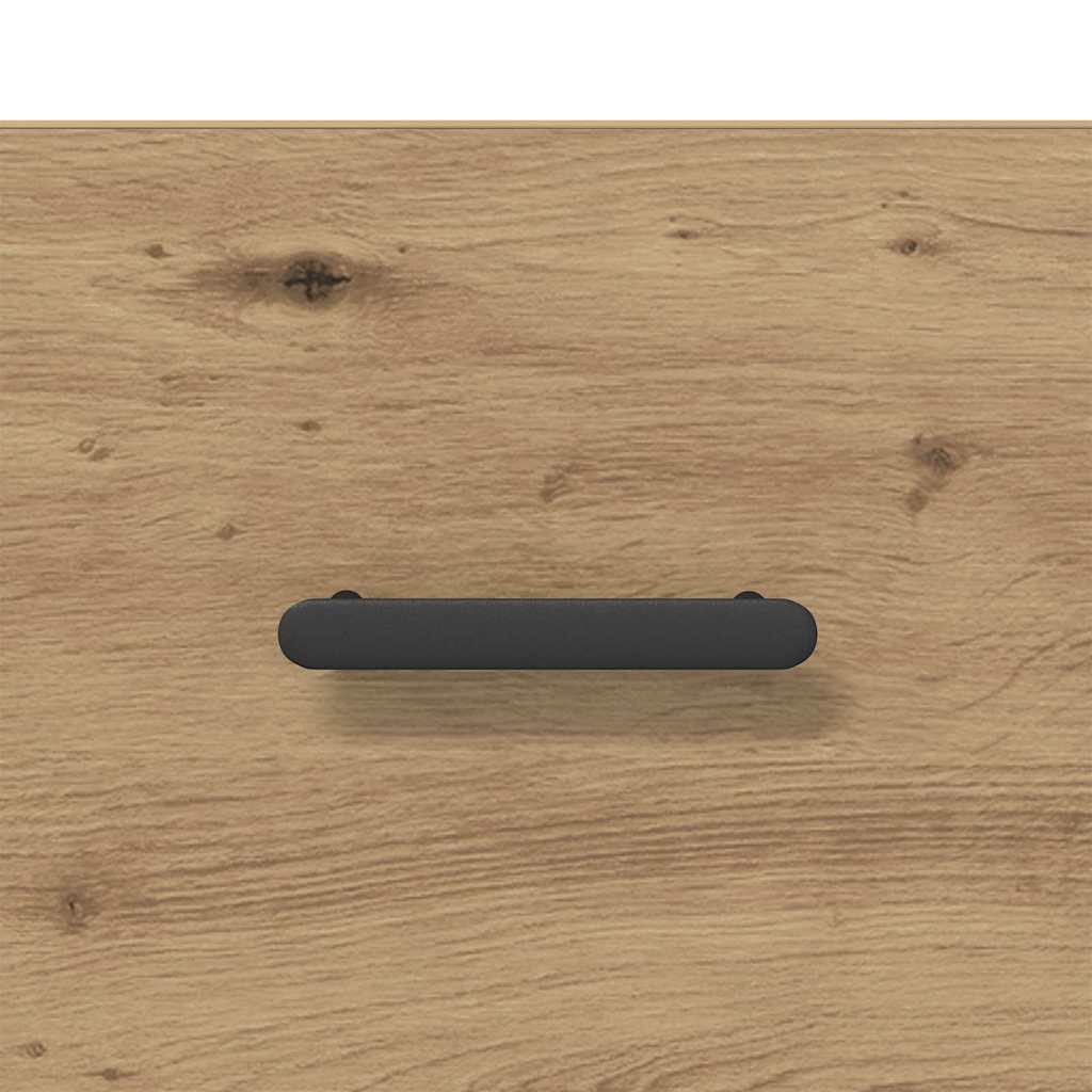 Dulap de noapte stejar artizanal 35 x 35 x 20 cm Lemn compozit GartenMobel Dekor