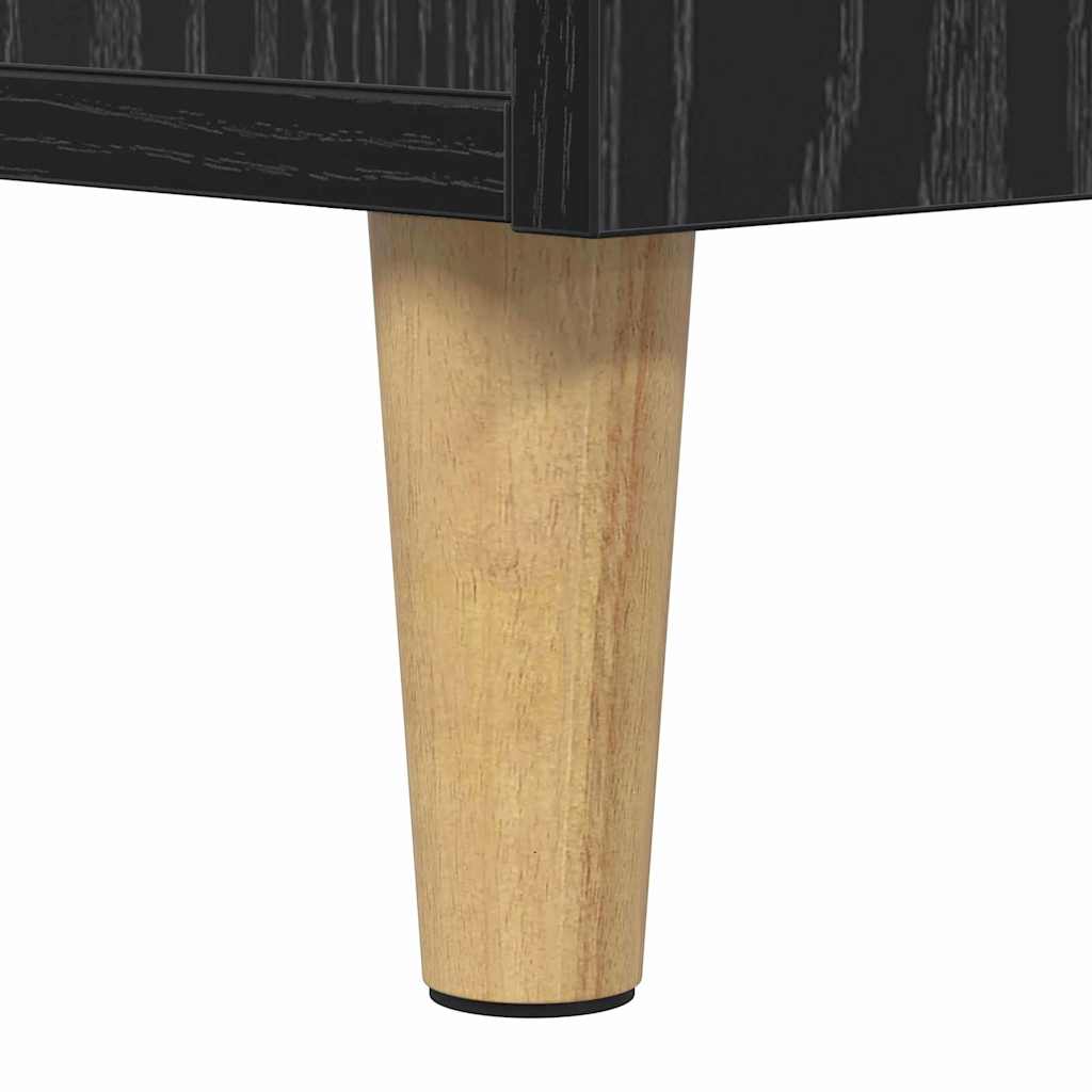 Dulap de pat 2 pcs Stejar negru 40 x 35 x 47.5 cm Lemn compozit GartenMobel Dekor