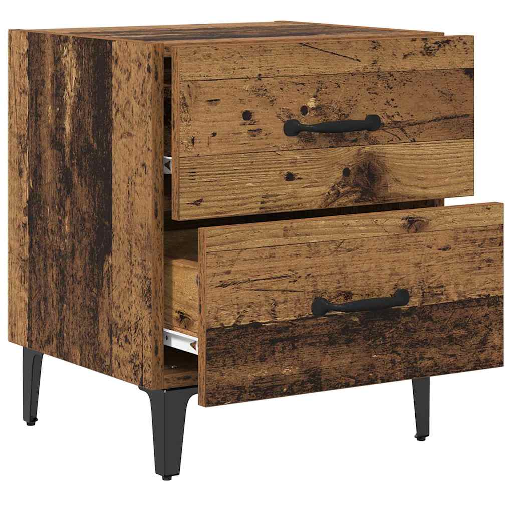 Dulap de pat Lemn vechi 40 x 35 x 47.5 cm Lemn compozit GartenMobel Dekor