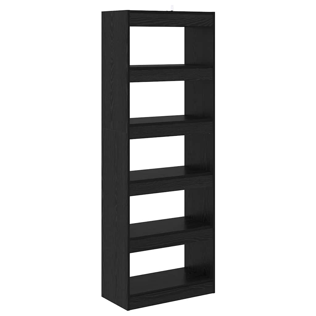 Dulap pentru cărți Stejar negru 60 x 30 x 166 cm Lemn compozit GartenMobel Dekor