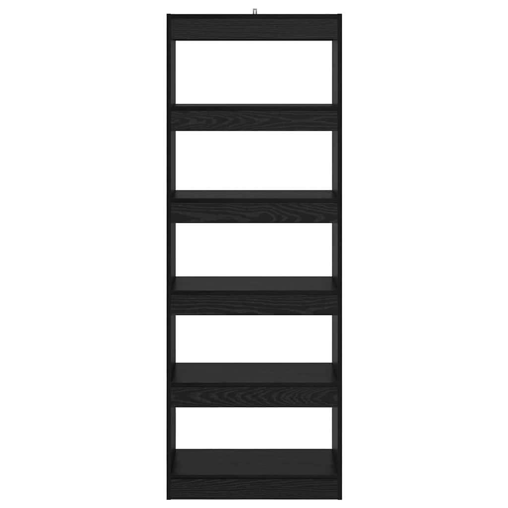 Dulap pentru cărți Stejar negru 60 x 30 x 166 cm Lemn compozit GartenMobel Dekor