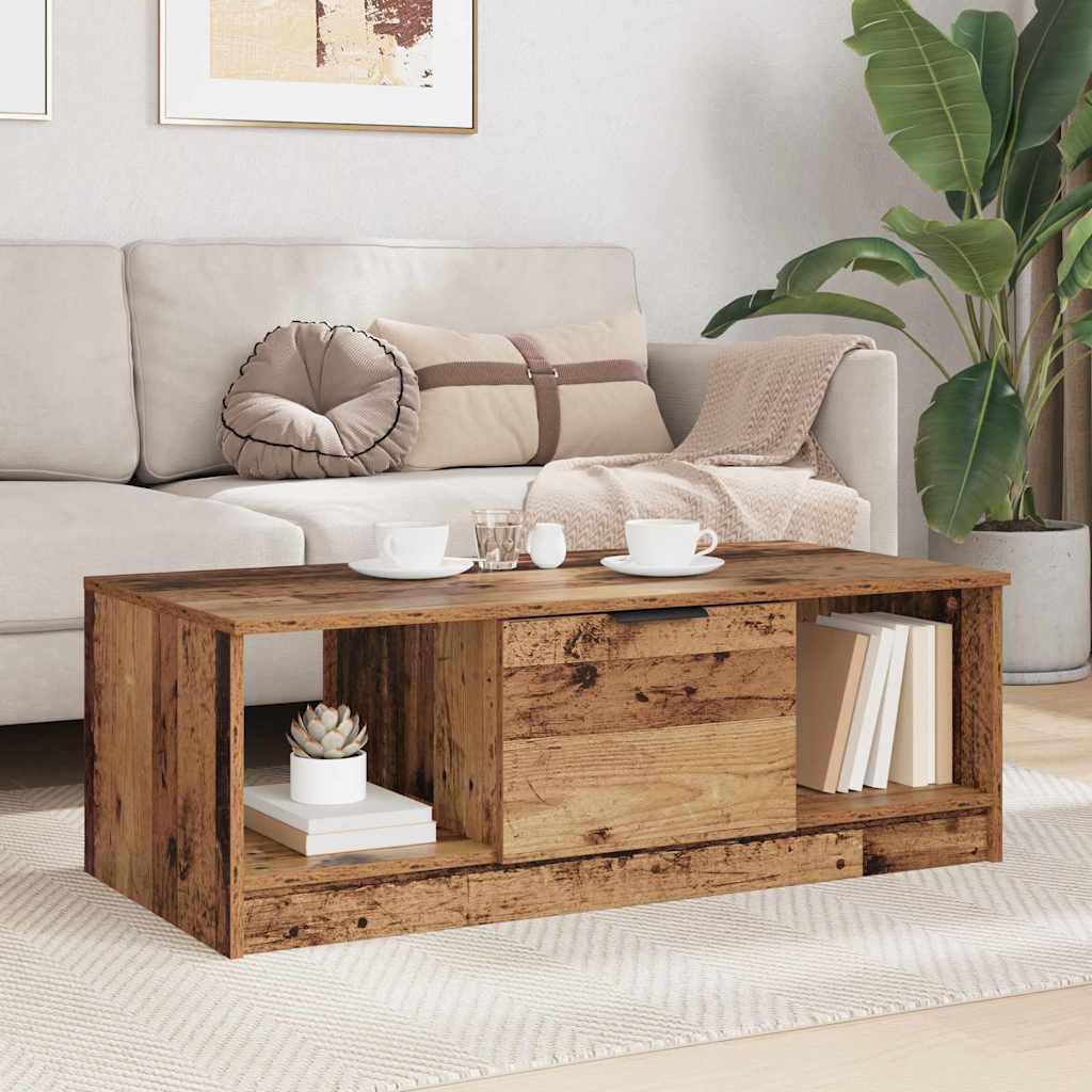 Masă de cafea Lemn vechi 100 x 50 x 36 cm Lemn compozit GartenMobel Dekor
