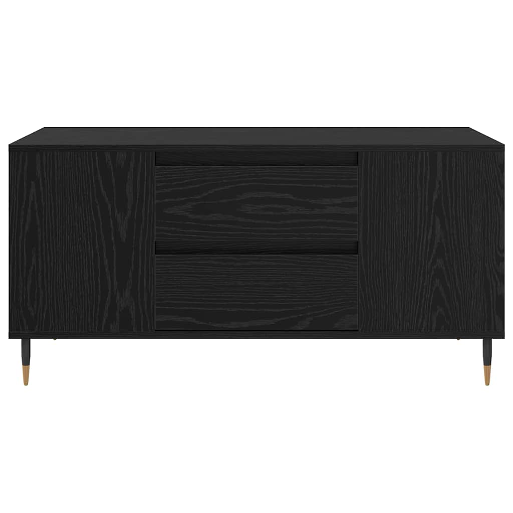 Masă de cafea Stejar negru 102 x 44.5 x 50 cm Lemn compozit GartenMobel Dekor