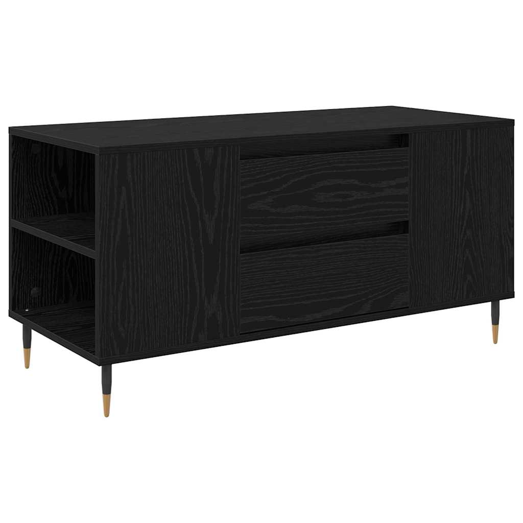 Masă de cafea Stejar negru 102 x 44.5 x 50 cm Lemn compozit GartenMobel Dekor