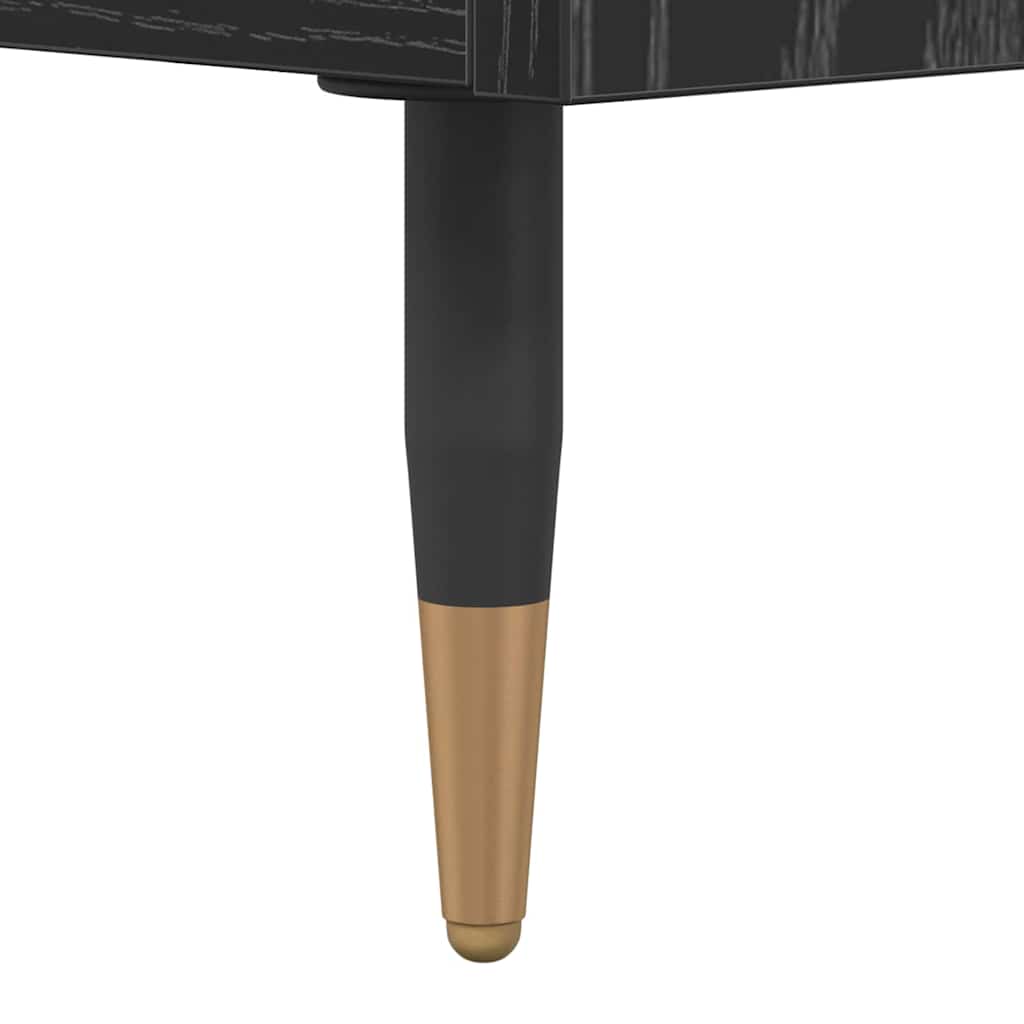 Masă de cafea Stejar negru 102 x 44.5 x 50 cm Lemn compozit GartenMobel Dekor