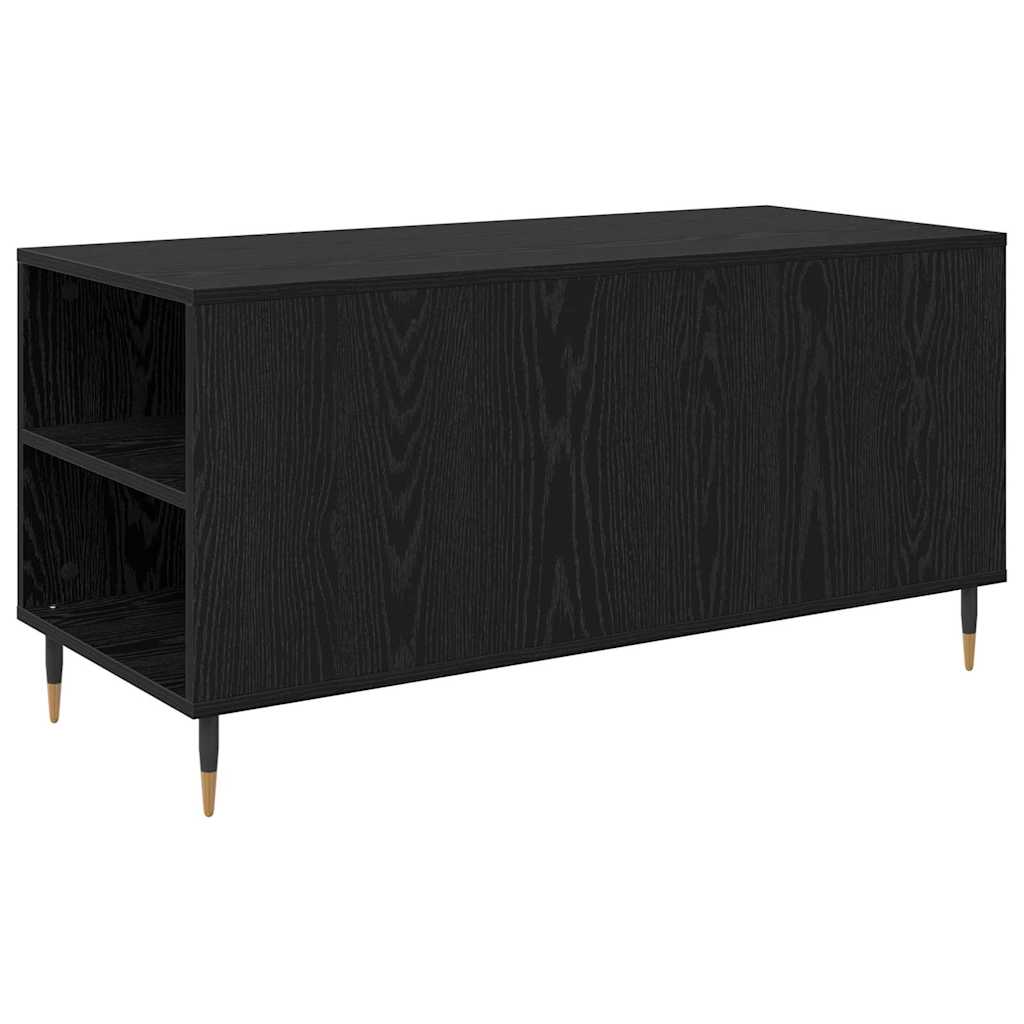 Masă de cafea Stejar negru 102 x 44.5 x 50 cm Lemn compozit GartenMobel Dekor