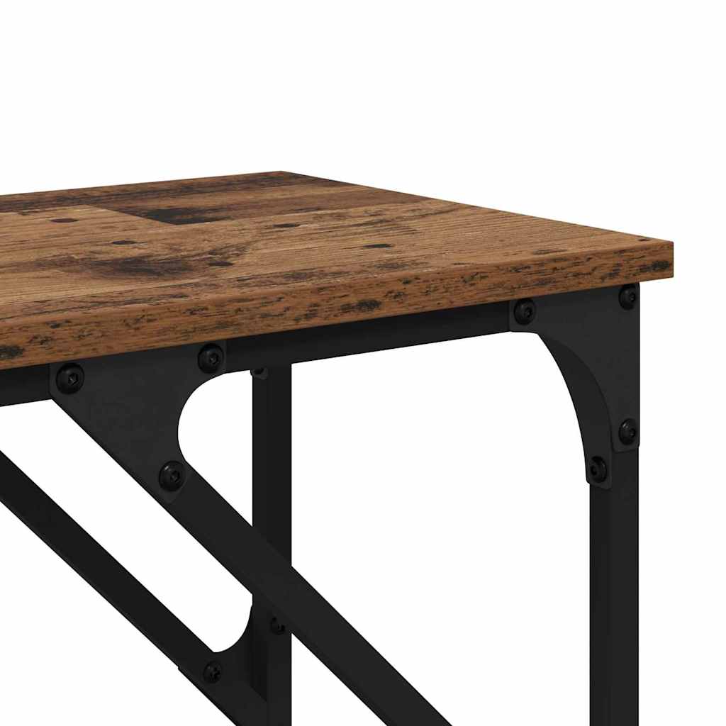 Masă de consolă Lemn vechi 180 x 29 x 75 cm Lemn compozit GartenMobel Dekor