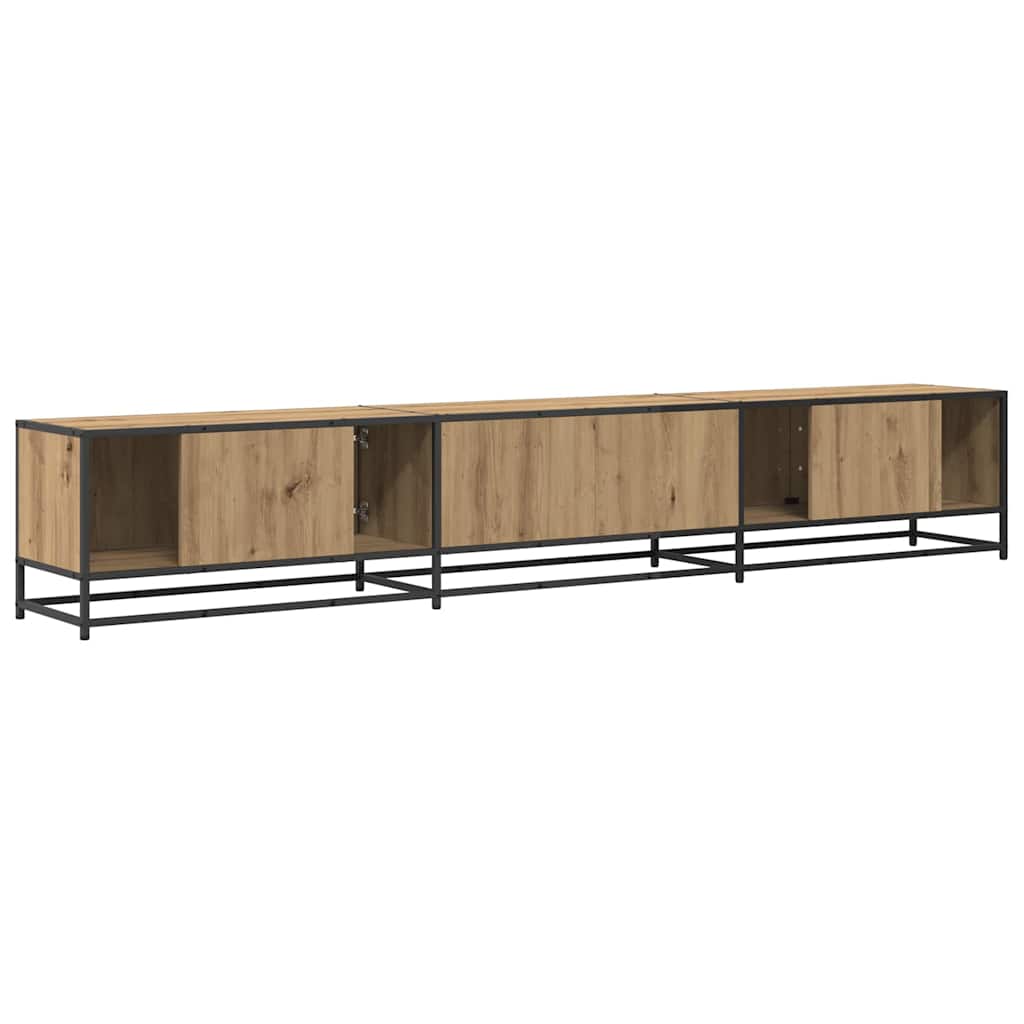 Cabinet TV stejar artizanal 240 x 35 x 41 cm Lemn compozit GartenMobel Dekor