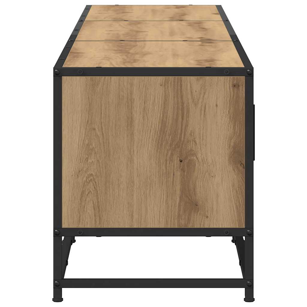 Cabinet TV stejar artizanal 240 x 35 x 41 cm Lemn compozit GartenMobel Dekor