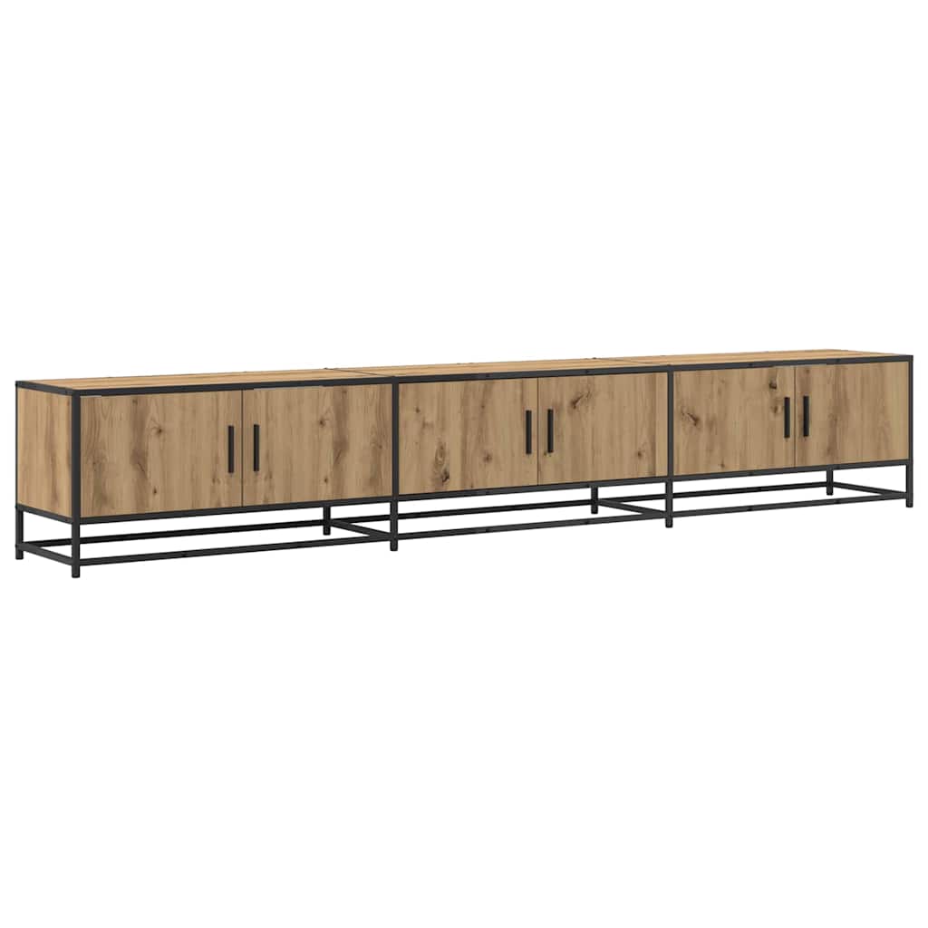 Cabinet TV stejar artizanal 240 x 35 x 41 cm Lemn compozit GartenMobel Dekor