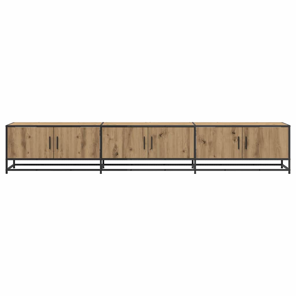 Cabinet TV stejar artizanal 240 x 35 x 41 cm Lemn compozit GartenMobel Dekor
