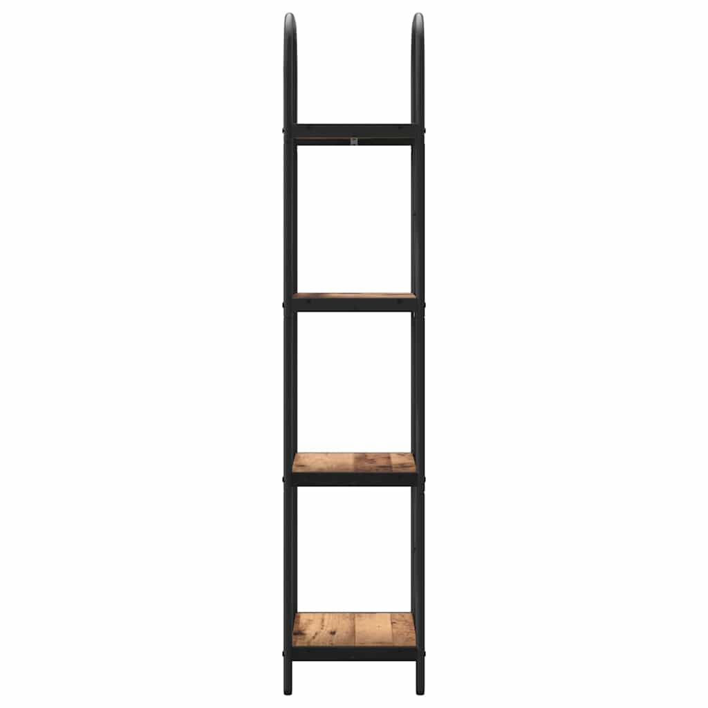 Raft pentru cărți Lemn vechi 40 x 30 x 146 cm Lemn compozit GartenMobel Dekor