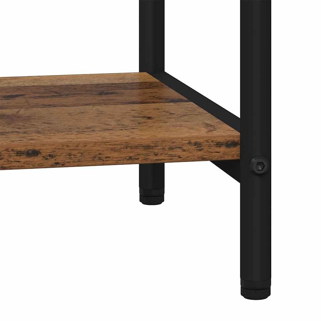 Raft pentru cărți Lemn vechi 40 x 30 x 146 cm Lemn compozit GartenMobel Dekor