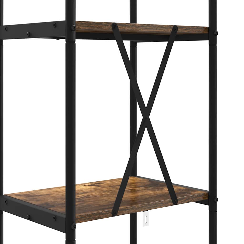 Raft pentru cărți Stejar afumat 40 x 30 x 146 cm Lemn compozit GartenMobel Dekor