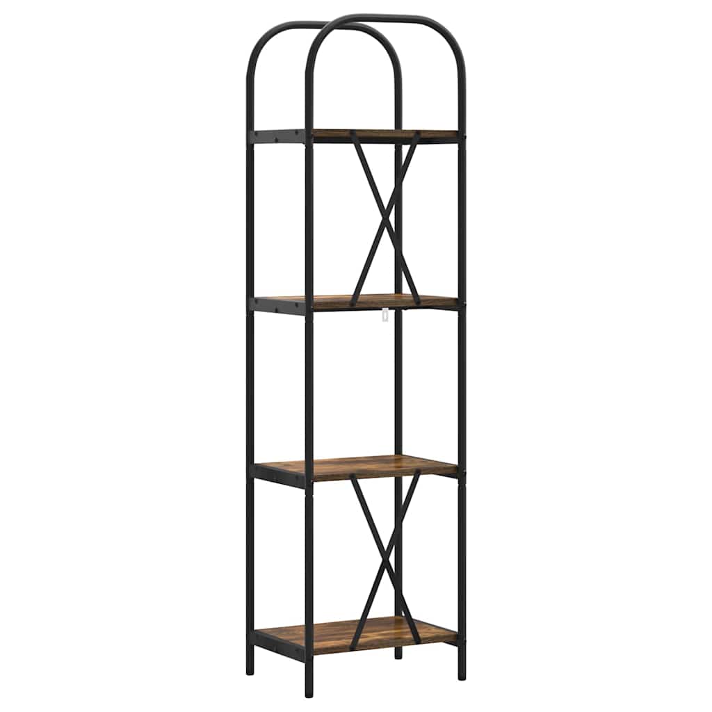 Raft pentru cărți Stejar afumat 40 x 30 x 146 cm Lemn compozit GartenMobel Dekor