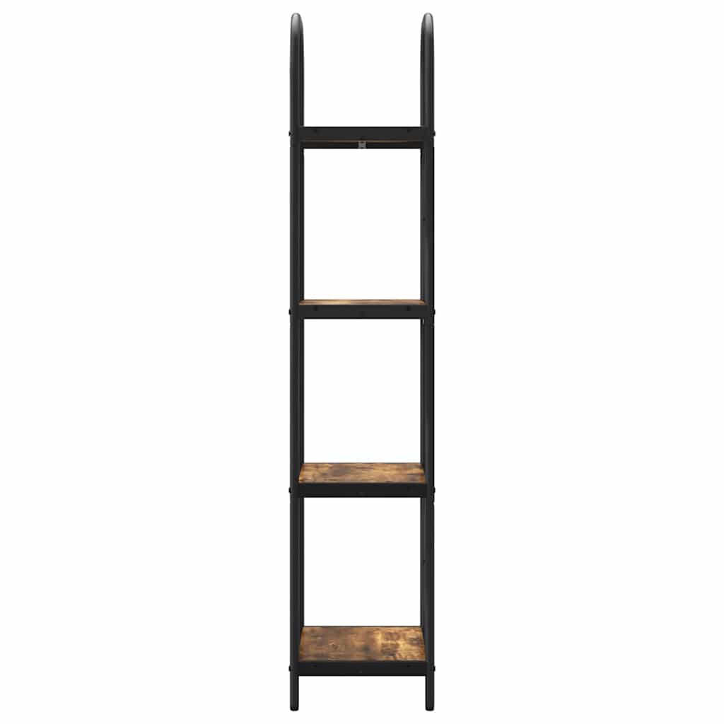 Raft pentru cărți Stejar afumat 40 x 30 x 146 cm Lemn compozit GartenMobel Dekor