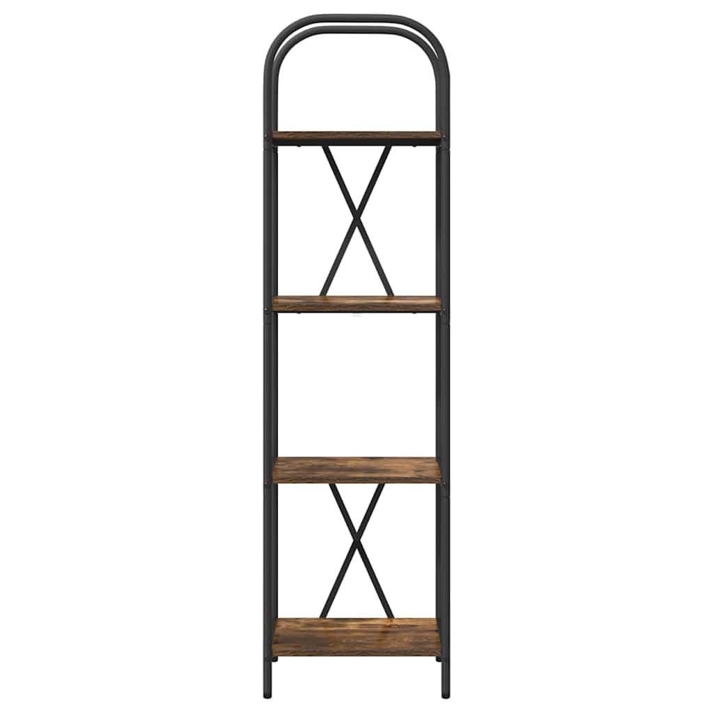 Raft pentru cărți Stejar afumat 40 x 30 x 146 cm Lemn compozit GartenMobel Dekor