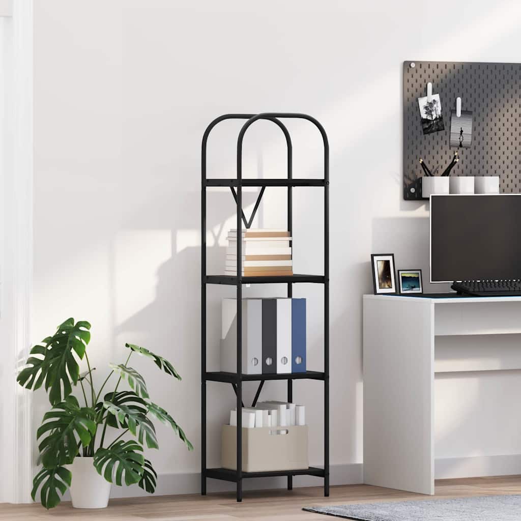 Raft pentru cărți Stejar negru 40 x 30 x 146 cm Lemn compozit GartenMobel Dekor