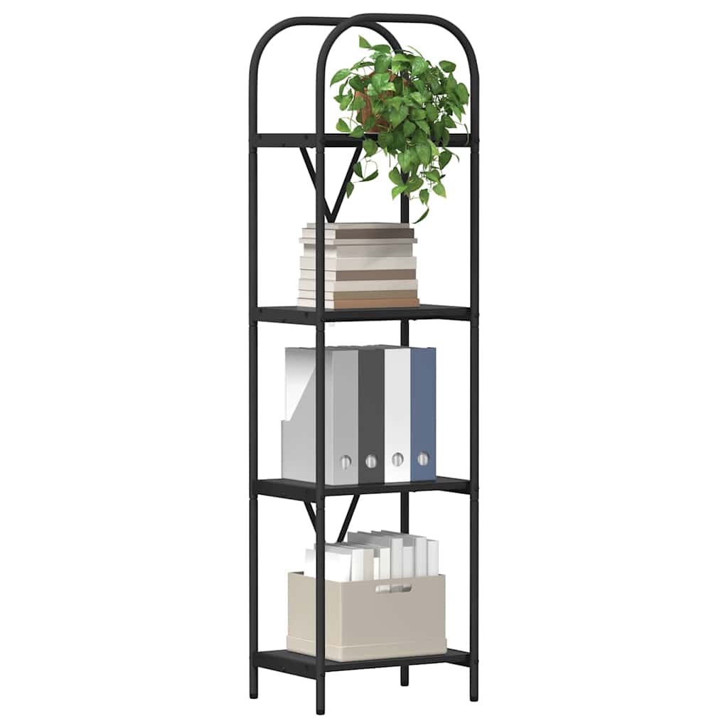 Raft pentru cărți Stejar negru 40 x 30 x 146 cm Lemn compozit GartenMobel Dekor