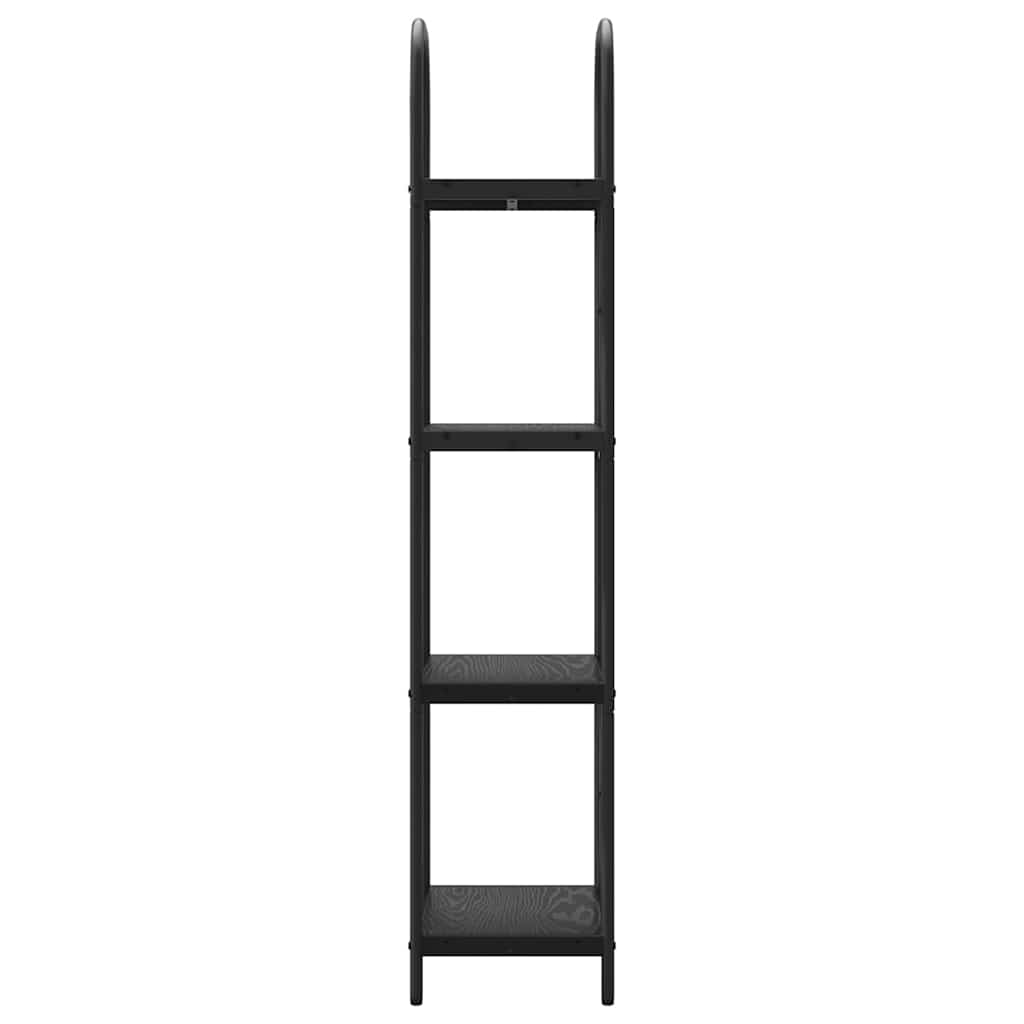 Raft pentru cărți Stejar negru 40 x 30 x 146 cm Lemn compozit GartenMobel Dekor