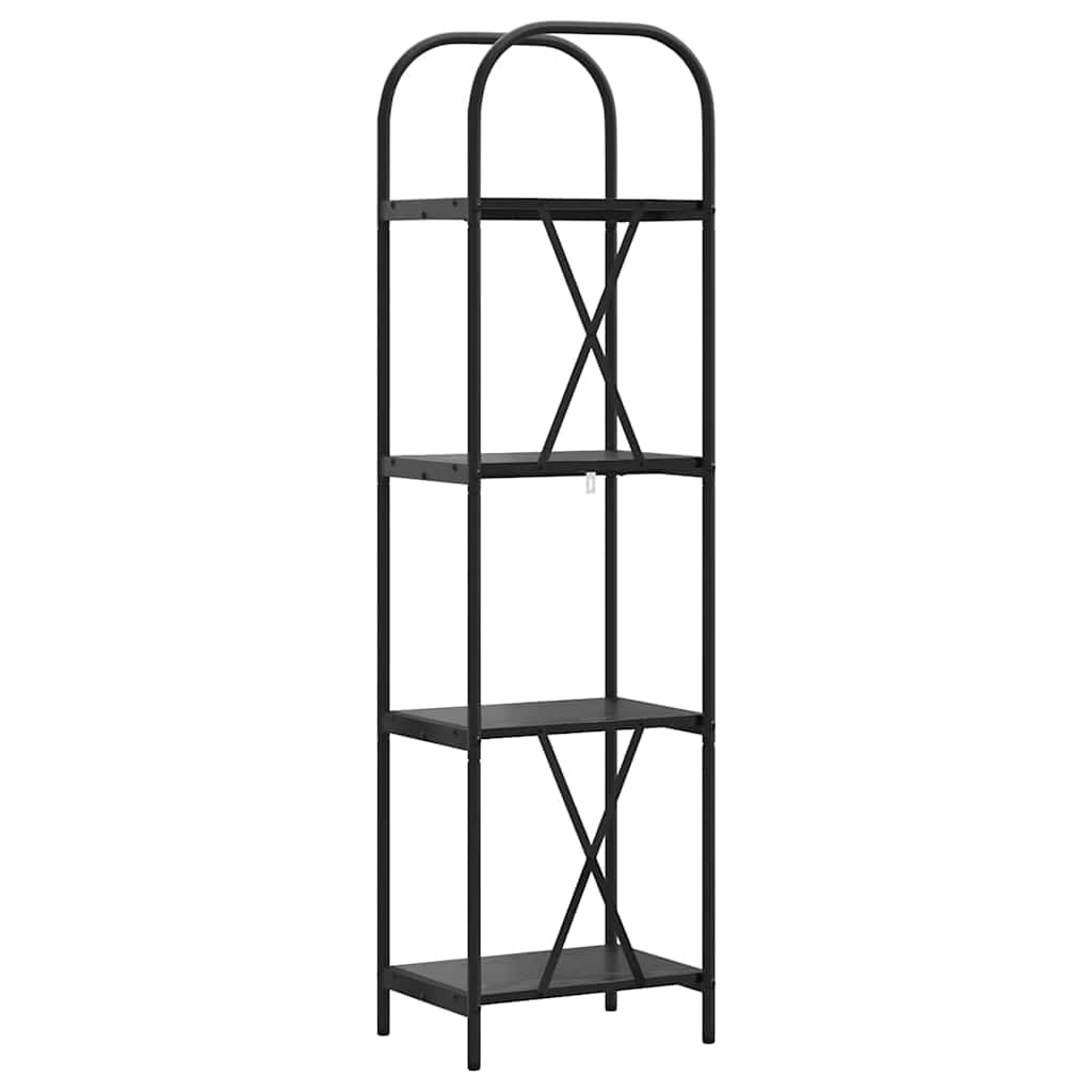 Raft pentru cărți Stejar negru 40 x 30 x 146 cm Lemn compozit GartenMobel Dekor
