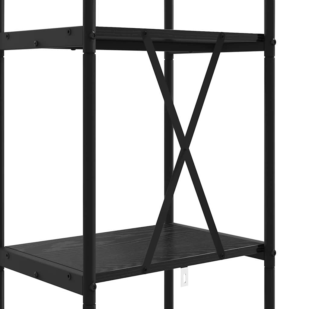 Raft pentru cărți Stejar negru 40 x 30 x 146 cm Lemn compozit GartenMobel Dekor