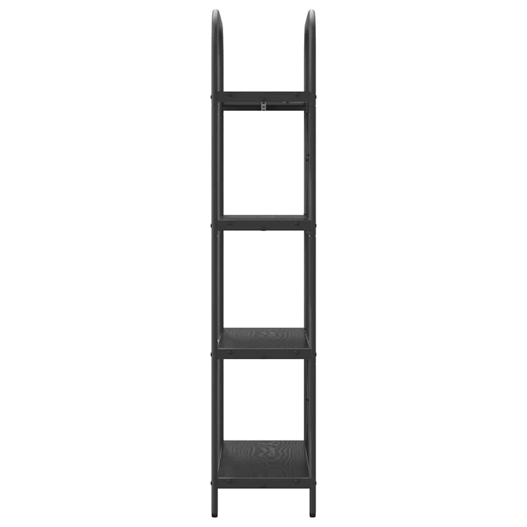 Raft pentru cărți Stejar negru 60 x 30 x 146 cm Lemn compozit GartenMobel Dekor