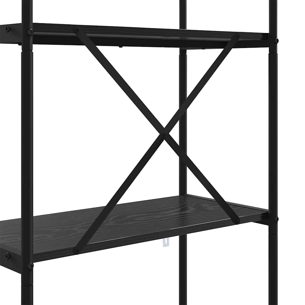 Raft pentru cărți Stejar negru 60 x 30 x 146 cm Lemn compozit GartenMobel Dekor