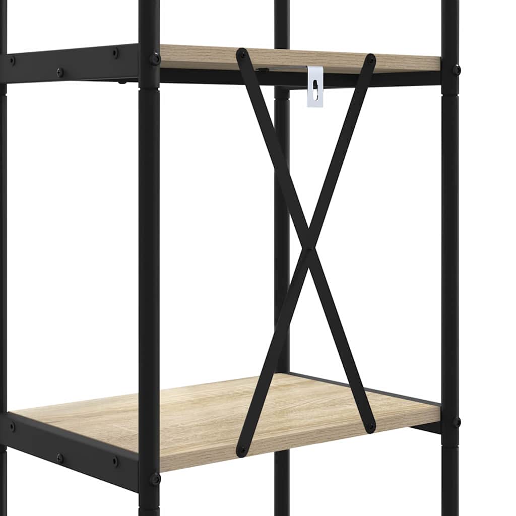 Raft pentru cărți Stejar sonoma 40 x 30 x 146 cm Lemn compozit GartenMobel Dekor