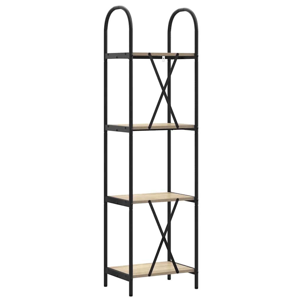 Raft pentru cărți Stejar sonoma 40 x 30 x 146 cm Lemn compozit GartenMobel Dekor