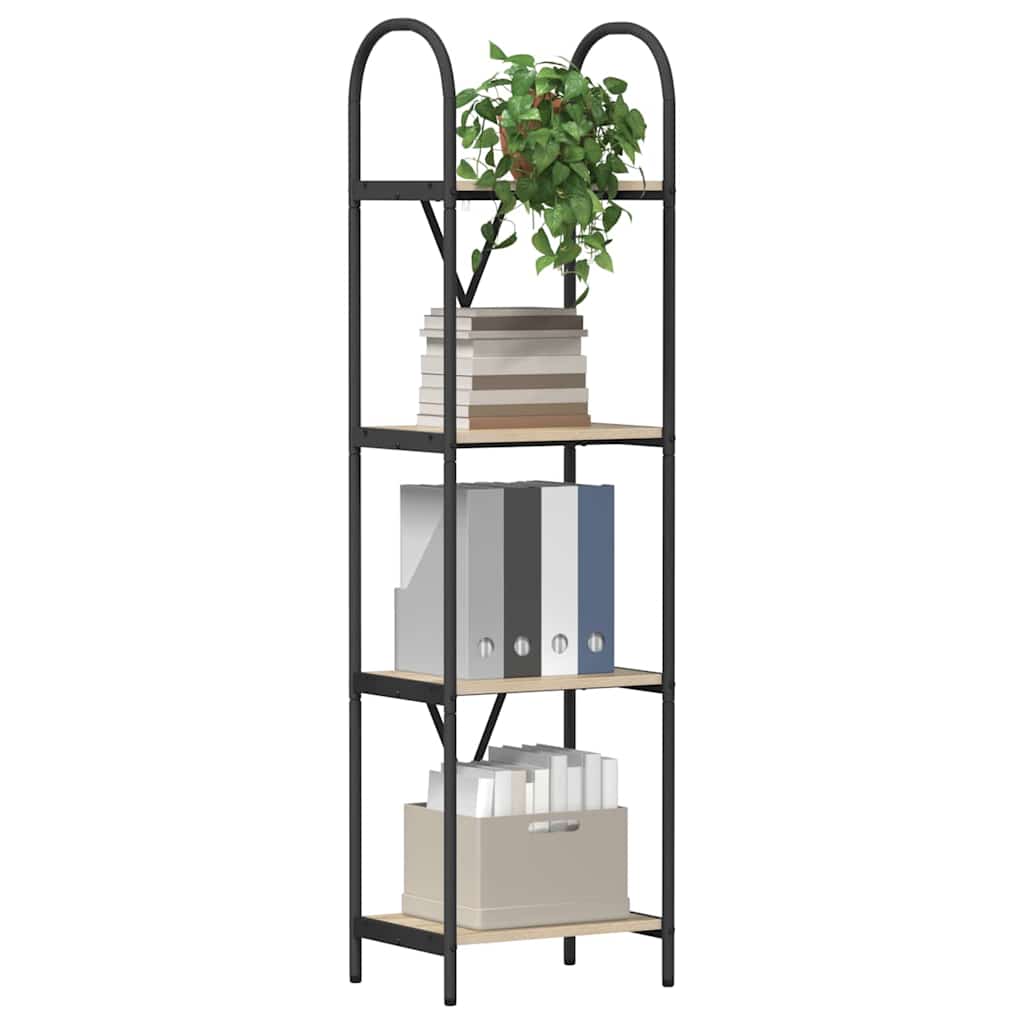 Raft pentru cărți Stejar sonoma 40 x 30 x 146 cm Lemn compozit GartenMobel Dekor