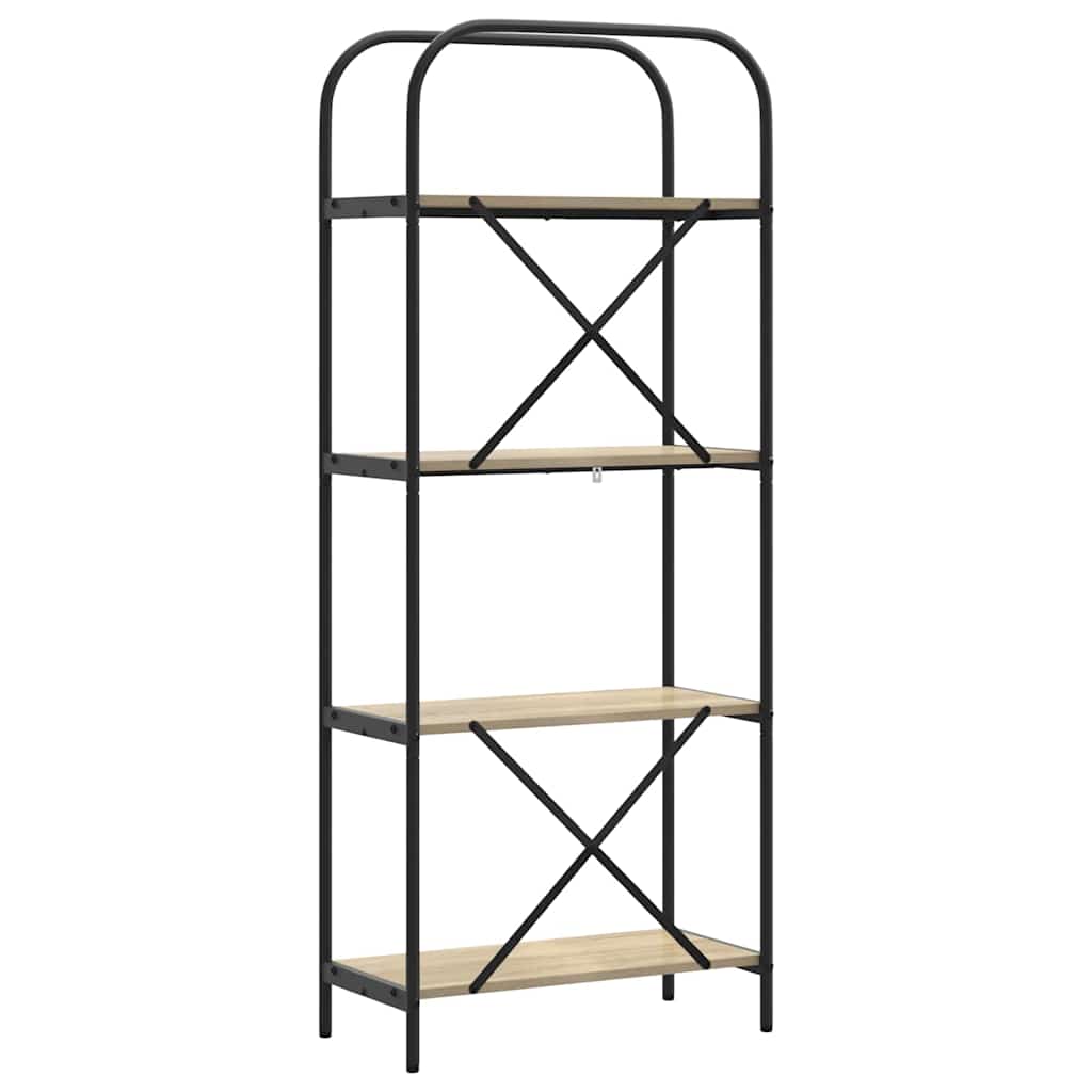 Raft pentru cărți Stejar sonoma 60 x 30 x 146 cm Lemn compozit GartenMobel Dekor