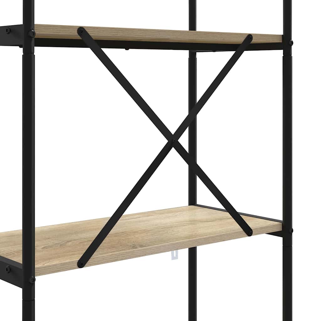 Raft pentru cărți Stejar sonoma 60 x 30 x 146 cm Lemn compozit GartenMobel Dekor