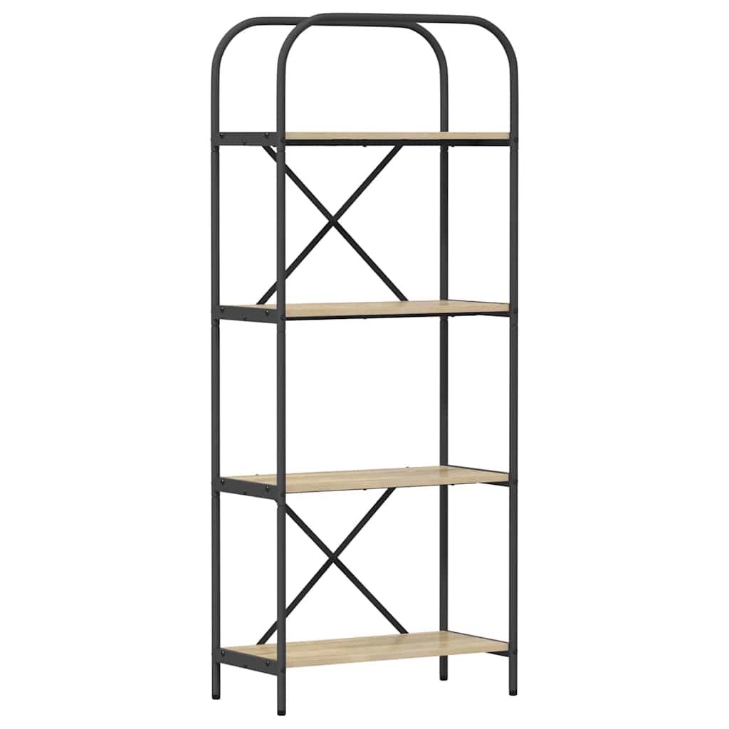 Raft pentru cărți Stejar sonoma 60 x 30 x 146 cm Lemn compozit GartenMobel Dekor