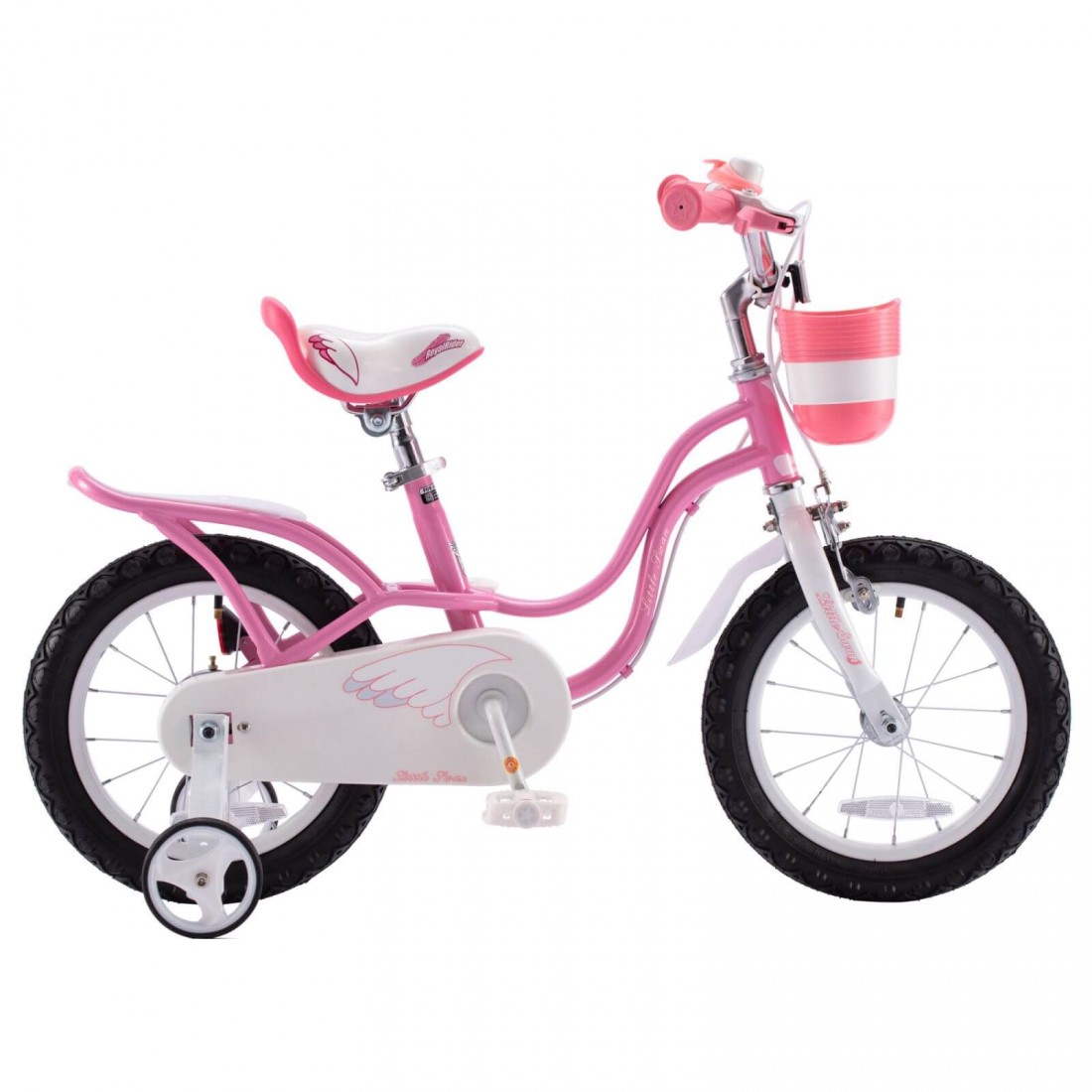 Bicicleta Copii Royal Baby Little Swan - 14 Inch, Roz Ultimate FactoryBikes