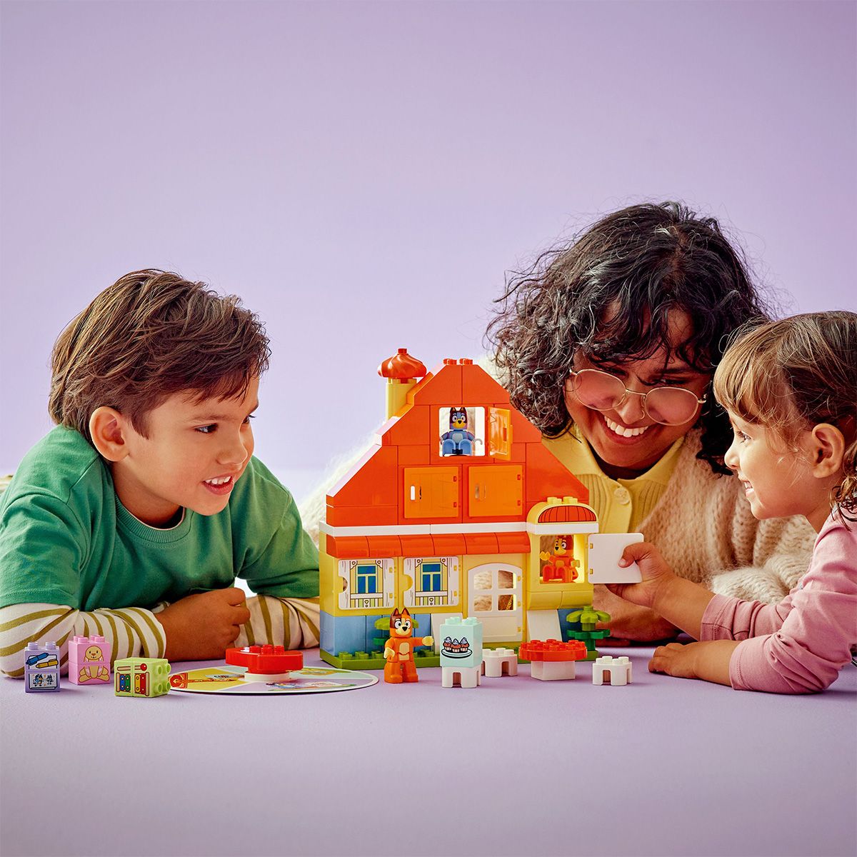 LEGO DUPLO CASA DE FAMILIE A LUI BLUE CU JOC DE MEMORIE 10459 SuperHeroes ToysZone