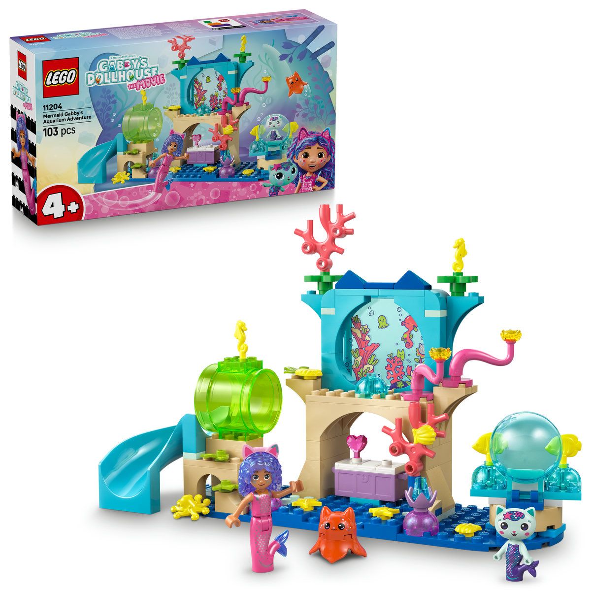 LEGO GABBYS DOLLHOUSE FILMUL AVENTURILE IN ACVARIU ALE SIRENEI GABBY 11204 SuperHeroes ToysZone