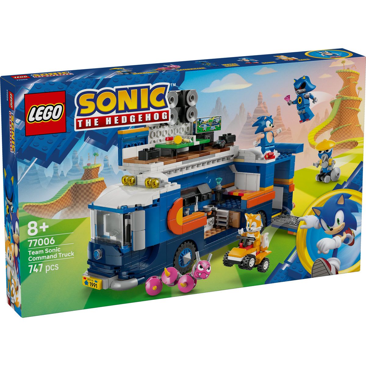 LEGO SONIC CAMIONUL DE COMANDA AL ECHIPEI SONIC 77006 SuperHeroes ToysZone