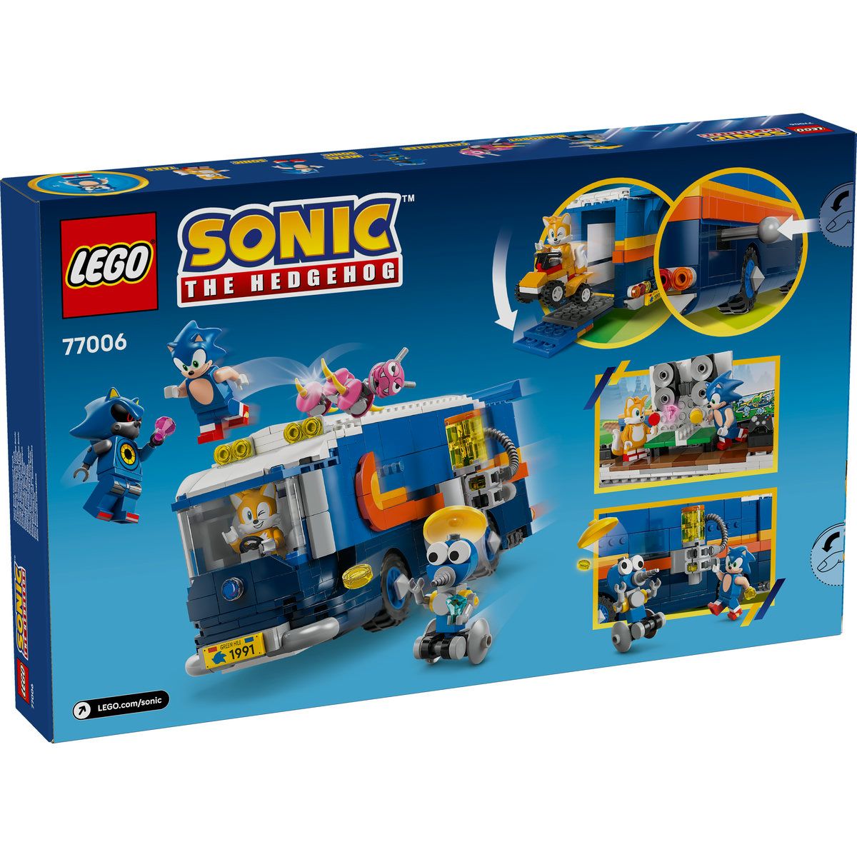 LEGO SONIC CAMIONUL DE COMANDA AL ECHIPEI SONIC 77006 SuperHeroes ToysZone