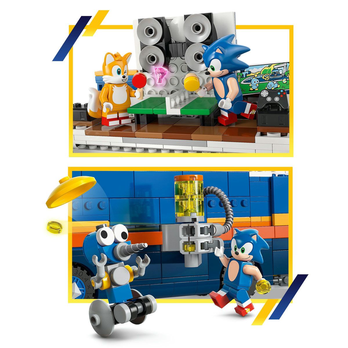 LEGO SONIC CAMIONUL DE COMANDA AL ECHIPEI SONIC 77006 SuperHeroes ToysZone