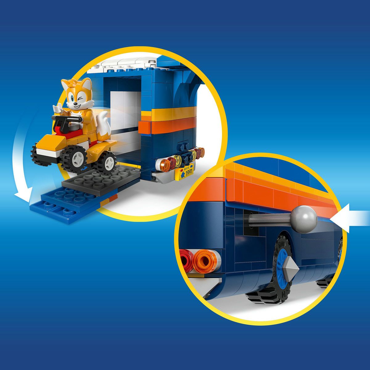 LEGO SONIC CAMIONUL DE COMANDA AL ECHIPEI SONIC 77006 SuperHeroes ToysZone