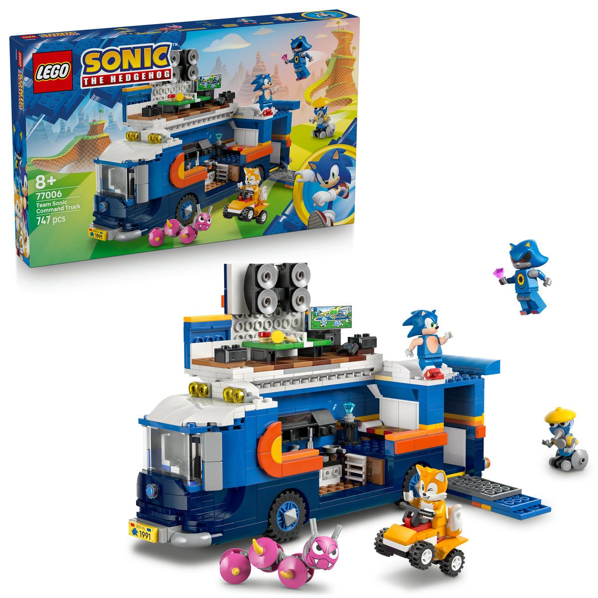 LEGO SONIC CAMIONUL DE COMANDA AL ECHIPEI SONIC 77006 SuperHeroes ToysZone