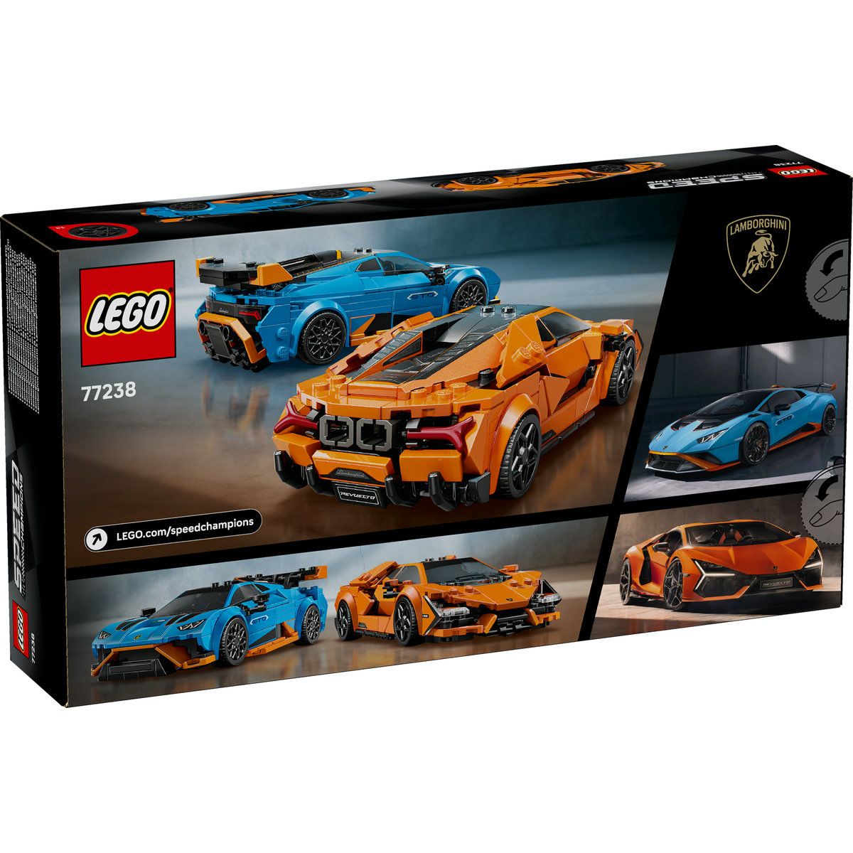LEGO SPEED CHAMPIONS LAMBORGHINI REVUELTO SI HURACAN STO 77238 SuperHeroes ToysZone
