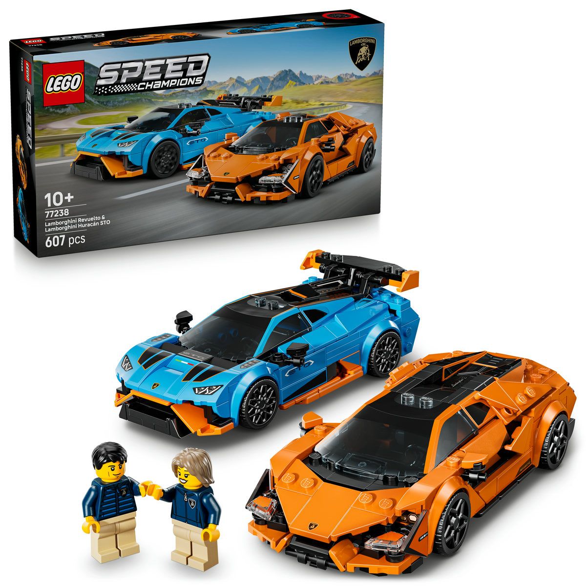 LEGO SPEED CHAMPIONS LAMBORGHINI REVUELTO SI HURACAN STO 77238 SuperHeroes ToysZone