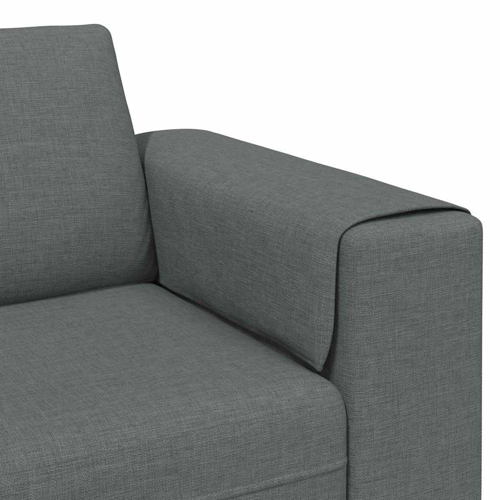 Set de canapea 3 pcs Gri închis țesătură GartenMobel Dekor
