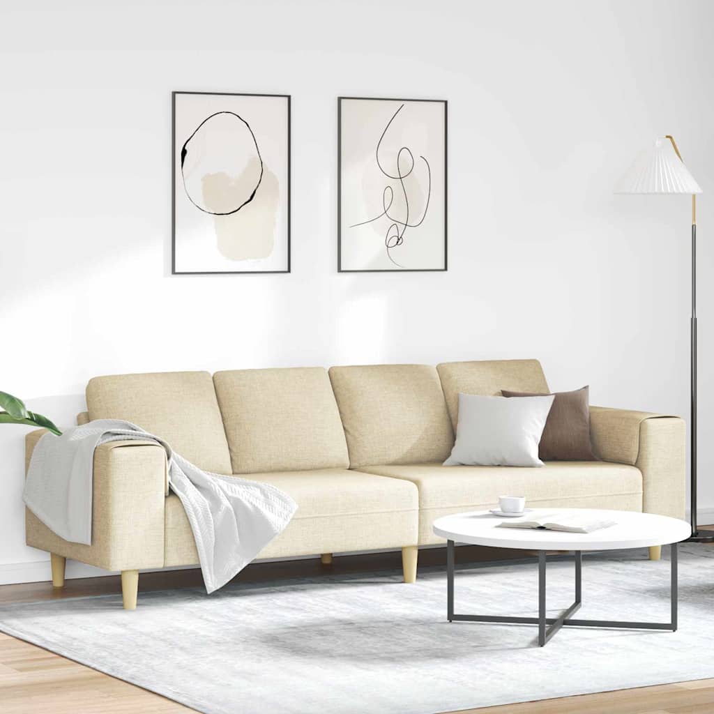 Set de canapea Crem țesătură GartenMobel Dekor